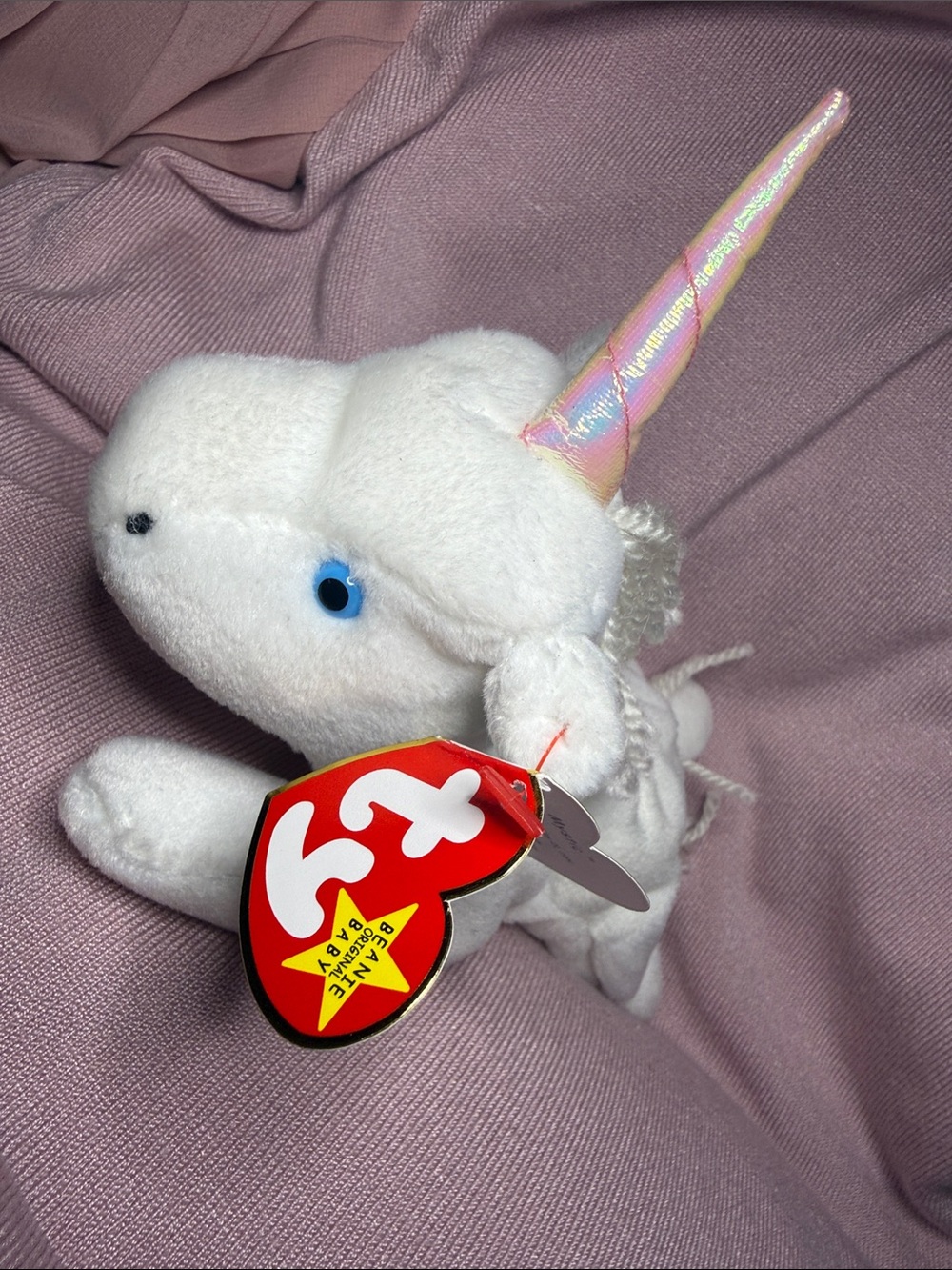 RARE!! Ty Beanie Babies Mystic Unicorn: Collectible Plush Toy 1994